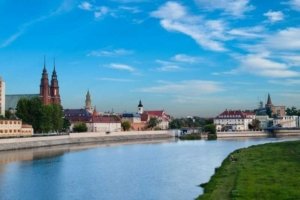 Wycieczka szkolna Opole, Panorama Opola, Odra